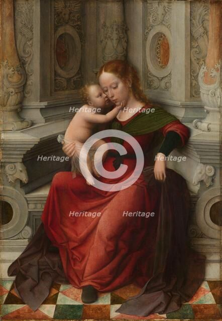 Virgin and Child, c.1530-c.1540. Creator: Adriaen Isenbrandt.