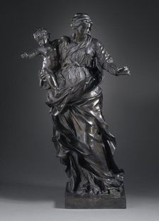 Virgin and Child, c.1650. Creator: Alessandro Algardi