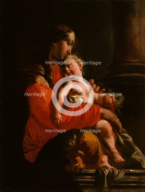 Virgin and Child, c1720-1725. Creator: Giovanni Battista Tiepolo.