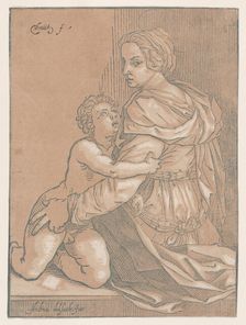 Virgin and child, ca. 1530. Creator: Edmond Douet