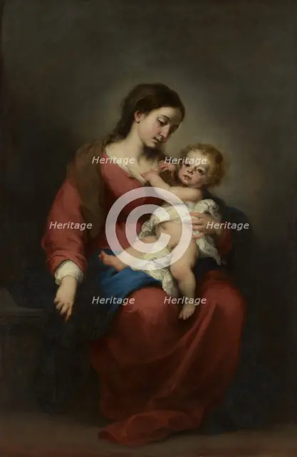 Virgin and Child, ca. 1670-72. Creator: Bartolomé Esteban Murillo.