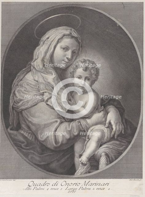 Virgin and Child, ca. 1750-74. Creators: Antonio Baratta, Lorenzo Lorenzi.