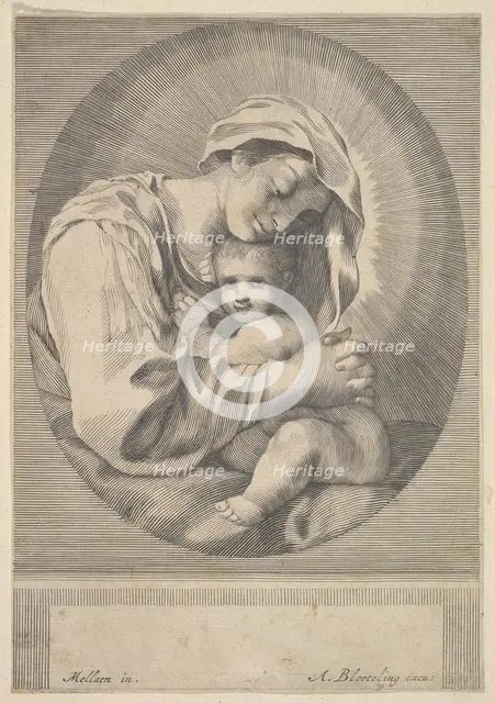 Virgin and Child. Creator: Abraham Blooteling.
