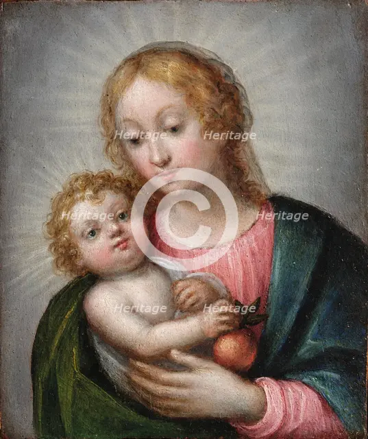 Virgin and Child. Creator: Caccia, Orsola Maddalena (1596-1676).