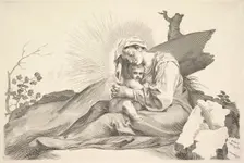 Virgin and Child. Creator: Claude Mellan