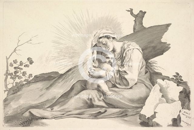 Virgin and Child. Creator: Claude Mellan.