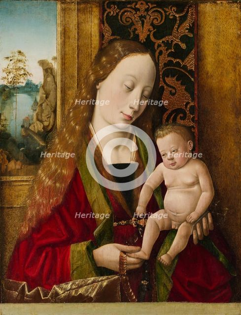 Virgin and Child. Creator: Workshop or Circle of Hans Traut (German, ca. 1500).