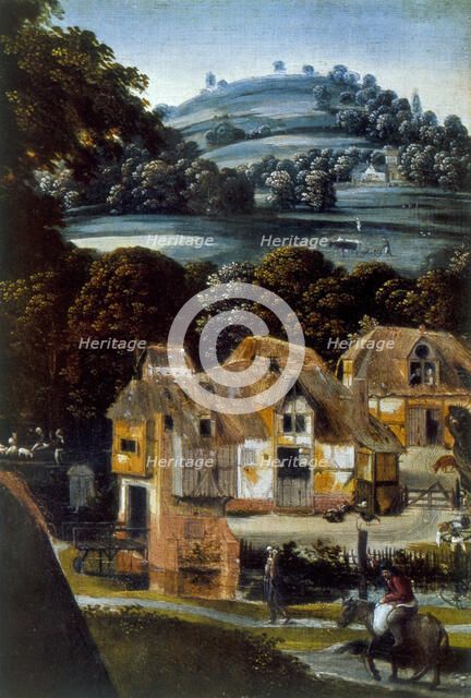 'Virgin and Child', detail, 16th century. Artist: Anon