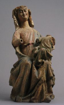 Virgin and Child, East French or German, ca. 1275-1325. Creator: Unknown