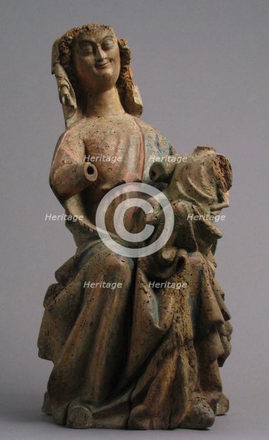 Virgin and Child, East French or German, ca. 1275-1325. Creator: Unknown.