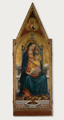 Virgin and Child Enthroned, 1419. Creator: Battista di Biagio Sanguigni (Italian, active 1393-1451)