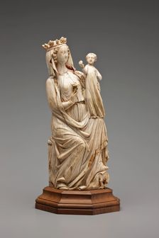 Virgin and Child Enthroned, 14th century. Creator: Unknown