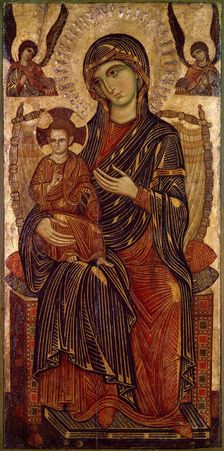 Virgin and Child Enthroned c1280. Artist: Pisan Master