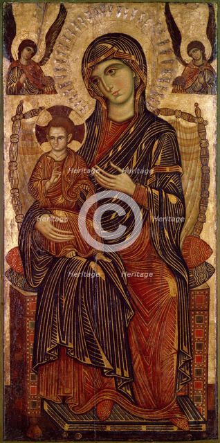 'Virgin and Child Enthroned', c1280. Artist: Pisan Master