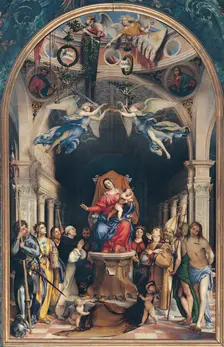 Virgin and Child Enthroned with Saints , 1513-1516
