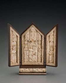 Virgin and Child Flanked by Angels, date unknown. Creator: Unknown