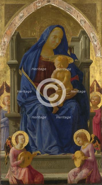 Virgin and child. From the Altarpiece for the Santa Maria del Carmine in Pisa, 1426.