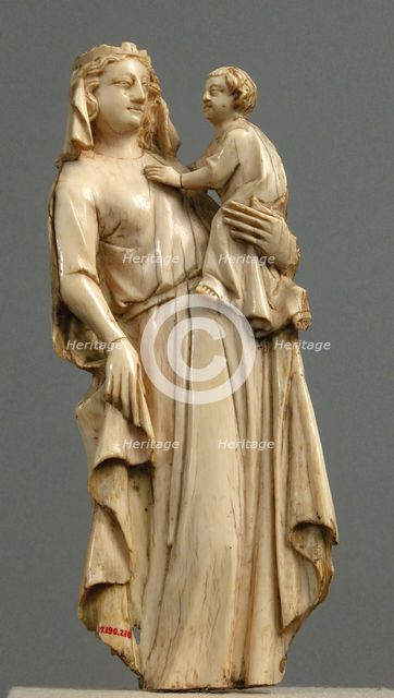 Virgin and Child, French, 14th century. Creator: Unknown.