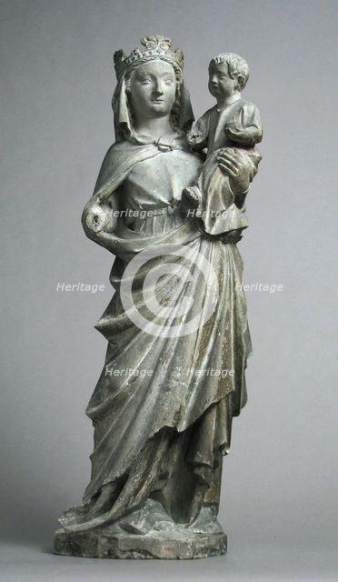 Virgin and Child, French, 14th century. Creator: Unknown.