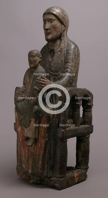 Virgin and Child, French, second half 12th century. Creator: Unknown.