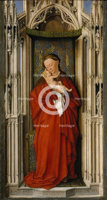 Virgin and Child in a Niche, ca. 1500. Creator: Netherlandish Painter (ca. 1500).