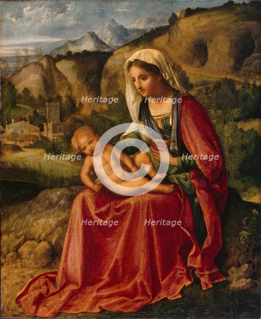 Virgin and Child in a Landscape, 1498. Creator: Giorgione.