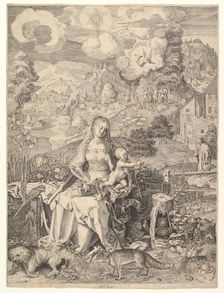 Virgin and Child in a Landscape, ca. 1597. Creator: Aegidius Sadeler II