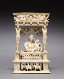 Virgin and Child in an Architectural Frame, c. 1530-1540. Creator: Jan Gossaert (Flemish, c1475/78-1532), style of