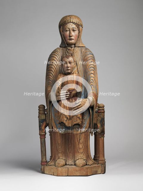 Virgin and Child in Majesty, French, ca. 1175-1200. Creator: Unknown.