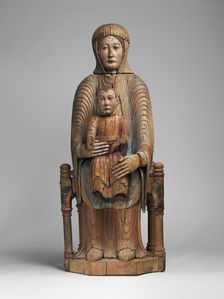 Virgin and Child in Majesty, French, ca. 1175-1200. Creator: Unknown