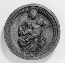 Virgin and Child, late 15th century. Creator: After an original by Francesco di Simone Ferrucci (Italian, Fiesole 1437-1493 Florence)