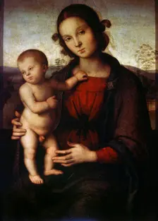 Virgin and Child late 15th or early 16th century. Artist: Perugino