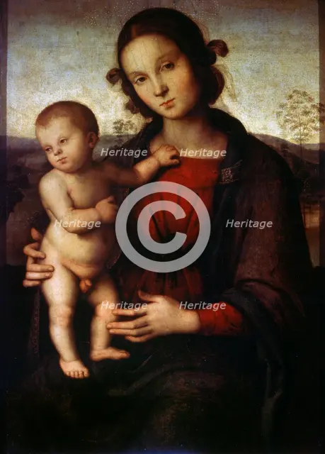 'Virgin and Child', late 15th or early 16th century. Artist: Perugino