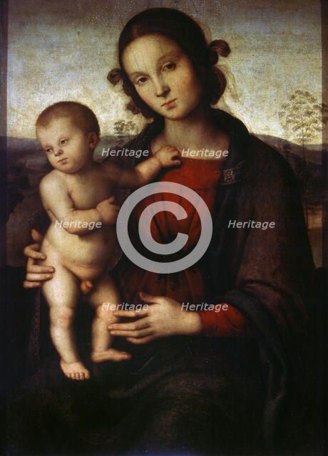 'Virgin and Child', late 15th or early 16th century. Artist: Perugino