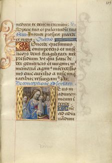 Virgin and Child; Poncher Hours, about 1500. Creator: Master of Cardinal Bourbon