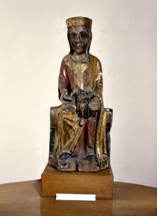 Virgin and Child, polychromed sculpture