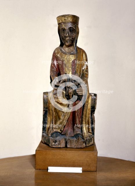 Virgin and Child, polychromed sculpture.