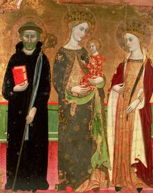 Virgin and Child, Saint Benedict and Saint Olive