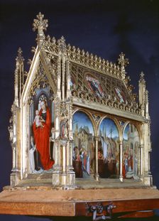 Virgin and Child, St Ursula Shrine 1489. Artist: Hans Memling