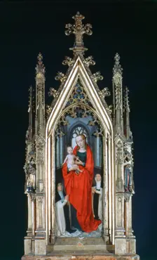 Virgin and Child, St Ursula Shrine 1489. Artist: Hans Memling