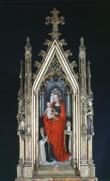 Virgin and Child, St Ursula Shrine 1489. Artist: Hans Memling