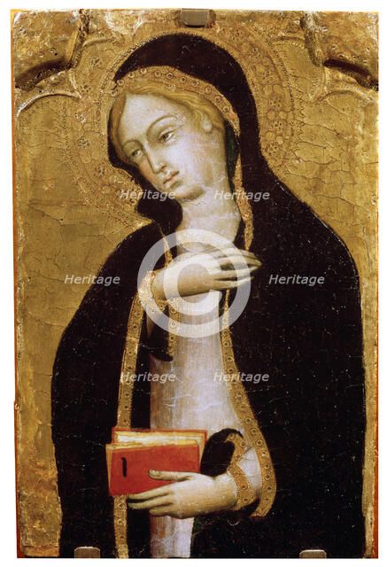'Virgin Annunciate', c1410. Artist: Andrea di Bartolo