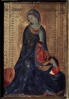 Virgin Annunciate c1340-c1344. Artist: Simone Martini