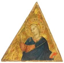 Virgin Annunciate, c1390. Creator: Lorenzo di Niccolò (active 1391-1414)
