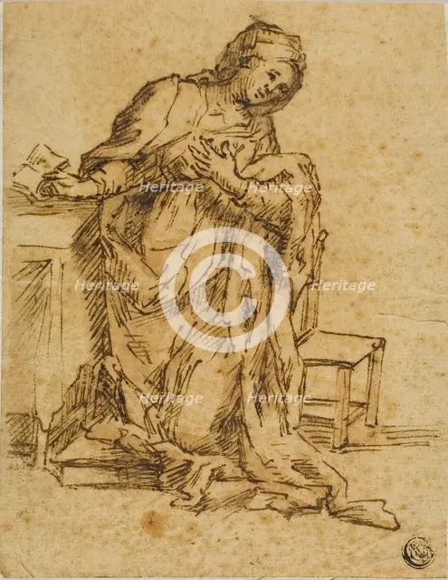 Virgin Annunciate, n.d. Creator: Lodovico Carracci.