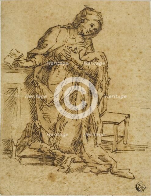 Virgin Annunciate, n.d. Creator: Lodovico Carracci.