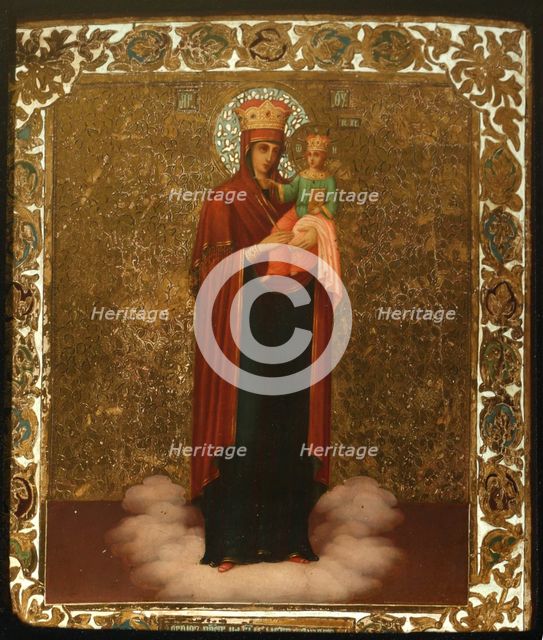 Virgin, Called Plentiful Sky, 1897. Artist: Mokin, Alexander (active End of 19th cen.)