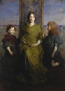 Virgin Enthroned, 1891. Creator: Abbott Handerson Thayer