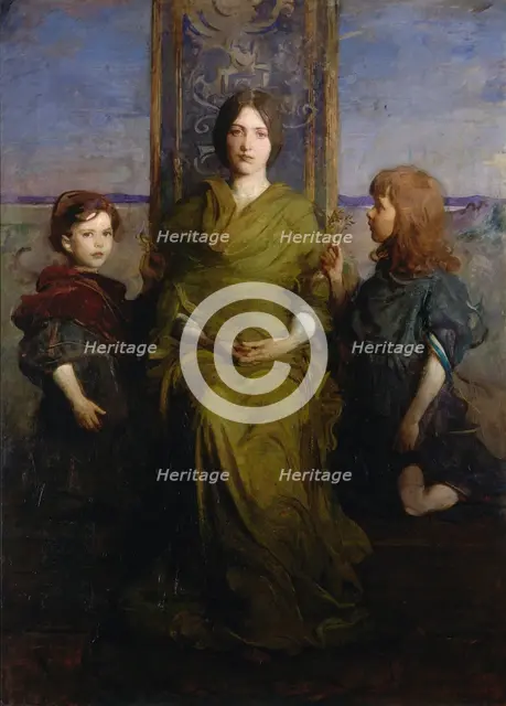 Virgin Enthroned, 1891. Creator: Abbott Handerson Thayer.