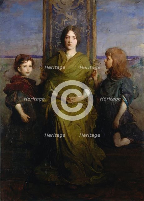 Virgin Enthroned, 1891. Creator: Abbott Handerson Thayer.